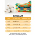 thumbnail image 6 of INNERSY Kids Boys Girls Cotton Socks Colorful Crew Socks for Teens 5 Pairs(M,Checkered Patterns A), 6 of 6