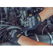 Mechanix Wear The Original® Glove – (Black) Synthetic Leather Touchscreen Capable, Large