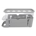 thumbnail image 2 of Rolling Egg Tray Egg Holder Egg Dispenser 2 Tier Automatic Fridge Egg Dispenser Rack Holder for Kitchen Refrigerator Countertop, 2 of 8