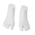 thumbnail image 4 of figatia 2 Pieces Mannequin Foot Display Model Lifelike Home Foot Forms Sandal Photography Props Showcase Malls Stockings Manikin Feet White, 4 of 8