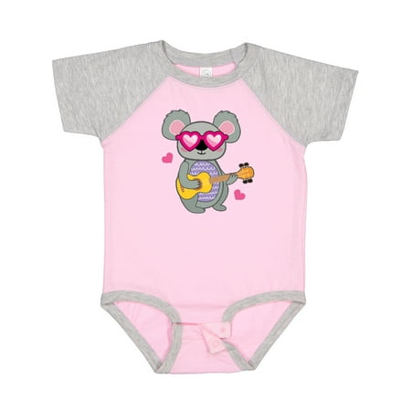 

Inktastic Koala Cute Girls Guitar Outfit Gift Baby Girl Bodysuit