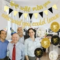 thumbnail image 6 of Farewell Party Decorations Retirement Balloons Decorations, Who Said You Could Leave Banner Glitter We Will Miss You Banner, Cake Topper and Black Gold Balloons for Retirement Party Supplies, 6 of 7