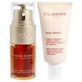 thumbnail image 2 of Clarins Double Serum Complete Age Control Concentrate and Body Partner Stretch Mark Expert Kit , 2 Pc Kit 1oz Serum, 5.8oz Body Lotion, 2 of 6