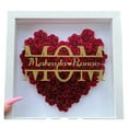 thumbnail image 2 of Wooden Flower Display Case Memory Shadow Box Frame Birthday Gifts for Mom Grandma, 2 of 3