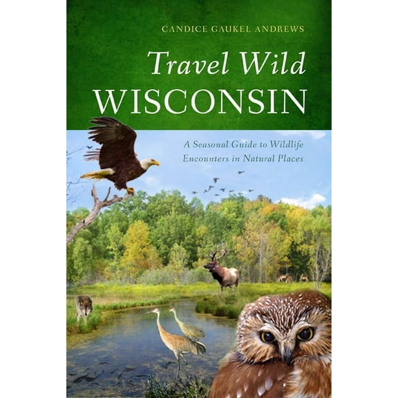 Travel Wild Wisconsin : A Seasonal Guide to Wildlife Encounters in Natural Places (Paperback)