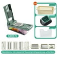 thumbnail image 1 of Stainless Steel Vegetable Chopper, 14-in-1 Multi-Function Kitchen Slicer & Dicer with Julienne Blades for Potatoes, Onions, and Carrots, 1 of 4