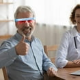 thumbnail image 6 of SHIORLAM 670nm Red Light Therapy Glasses, 10000 LEDs High-Density Array Eye Care Glasses, Rechargeable Light Therapy with 4 Timer Settings, 12.8oz Ergonomic Design for Visual Comfort (Blue/White), 6 of 8