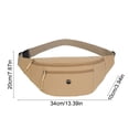 thumbnail image 3 of NWOKYZGH Crossbody Pack for Men Women, Fashion Waist Bag Pack with Adjustable Strap for Outdoors, Casual Belt Bag for Travel Walking Running, 3 of 6