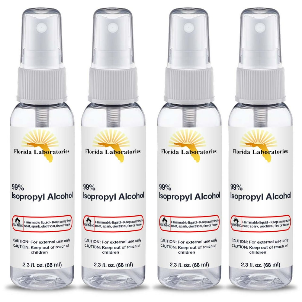 99 Isopropyl Alcohol Spray (4) 2.03 oz bottles