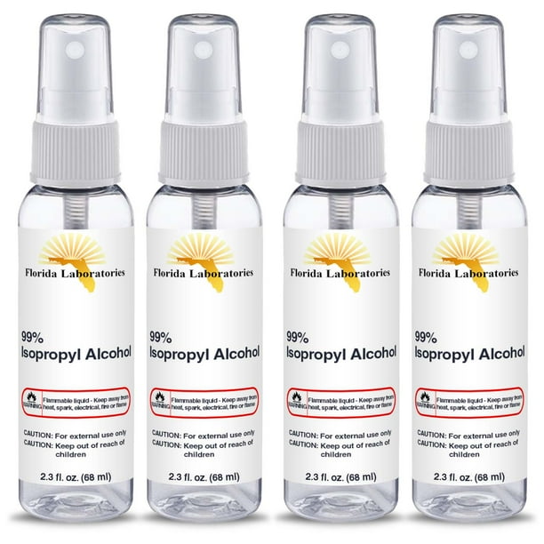 99 Isopropyl Alcohol Spray (4) 2.03 oz bottles Walmart