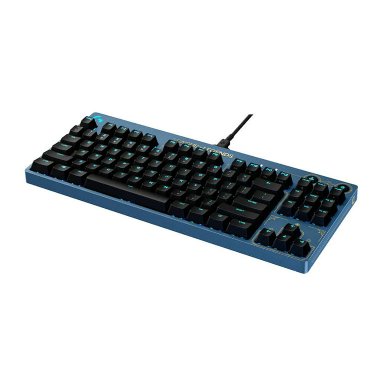 Logitech G PRO Mechanical Gaming Keyboard (League of Legends Edition) with  Palm Rest and USB Hub