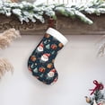 thumbnail image 6 of Fuzoiu Cute Santa Claus Gift Print Christmas Stockings, Party Supplies & Kids Gifts,Big Xmas Stockings Decoration for Family Decorations Hanging Ornament for Xmas Holiday Party, 6 of 7