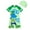 Style B, variant on BULLPIANO Boys' Swimwear One Pieces Zipper Toddler Short Sleeve Rash Guard Sunsuits with Hat UPF50  Sun Protection,Size 5-6 Years