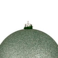 thumbnail image 4 of Vickerman 4" Frosty Mint Glitter Ball Ornament, 6 per Bag, 4 of 7