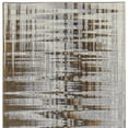 thumbnail image 4 of 8' Blue Orange And Gray Abstract Power Loom Runner Rug, 4 of 6