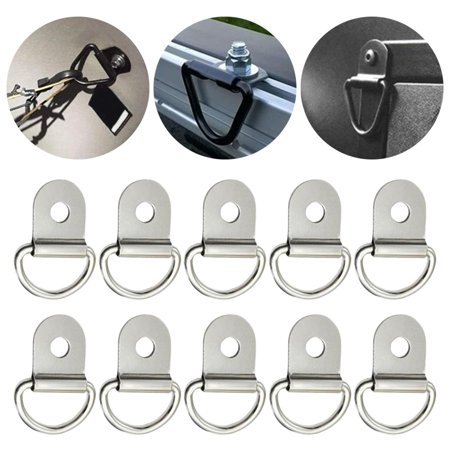 

10Pcs Ring Tie Down Anchors Ring Fittings Fits For Trailers Cargo RV