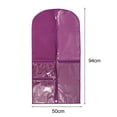 thumbnail image 5 of Shoreew Garment Bag Waterproof Dustproof Hanging Clothes Cover Multi-Pocket Design Zipper Closure Clothing Storage Bag, 5 of 7