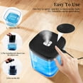 thumbnail image 4 of Humidificador ultrasónico de 1000 ml con 2 modos de niebla ajustables, apagado automático y luz nocturna colorida. Humidificador portátil USB para el hogar, la oficina, el salón y el dormitorio (negro, 4 of 4