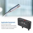 thumbnail image 3 of Yazoeia 2 Channel Amplifier Stereo Audio Amp, 6.35mm HiFi Switcher, Gain Independent Adjustment, with LED Light, for Sound Instrument, Microphone CJB12-65761, 3 of 9