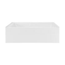 Swiss Madison Voltaire 72" x 36" Right-Hand Drain Alcove Bathtub with Apron and Armrest
