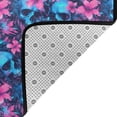 thumbnail image 4 of blue Skull flower pink Shaggy Area Rug, Rugs for Living Room Bedroom Non Slip Door Mat Indoor Carpet Machine Washable Nursery Home Decor Floor Mats for Entryway 60x39in-#, 4 of 5