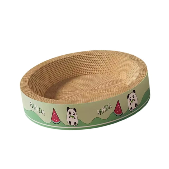 koolsoo Cat Scratcher Bed Exercise Grinding Claw Rest Playing Corrugated Scratch Pad Round M