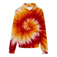 thumbnail image 5 of Bovemsi Sweatshirt for Women Long Sleeved Tie Dye Printed Casual Sportswear With Pockets Comfort Hoodie, 5 of 7