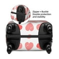 thumbnail image 4 of Bixox Washable Pink Hearts1 Printed Luggage Cover, Fashion Suitcase Protector Fits for Medium luggage, 4 of 8