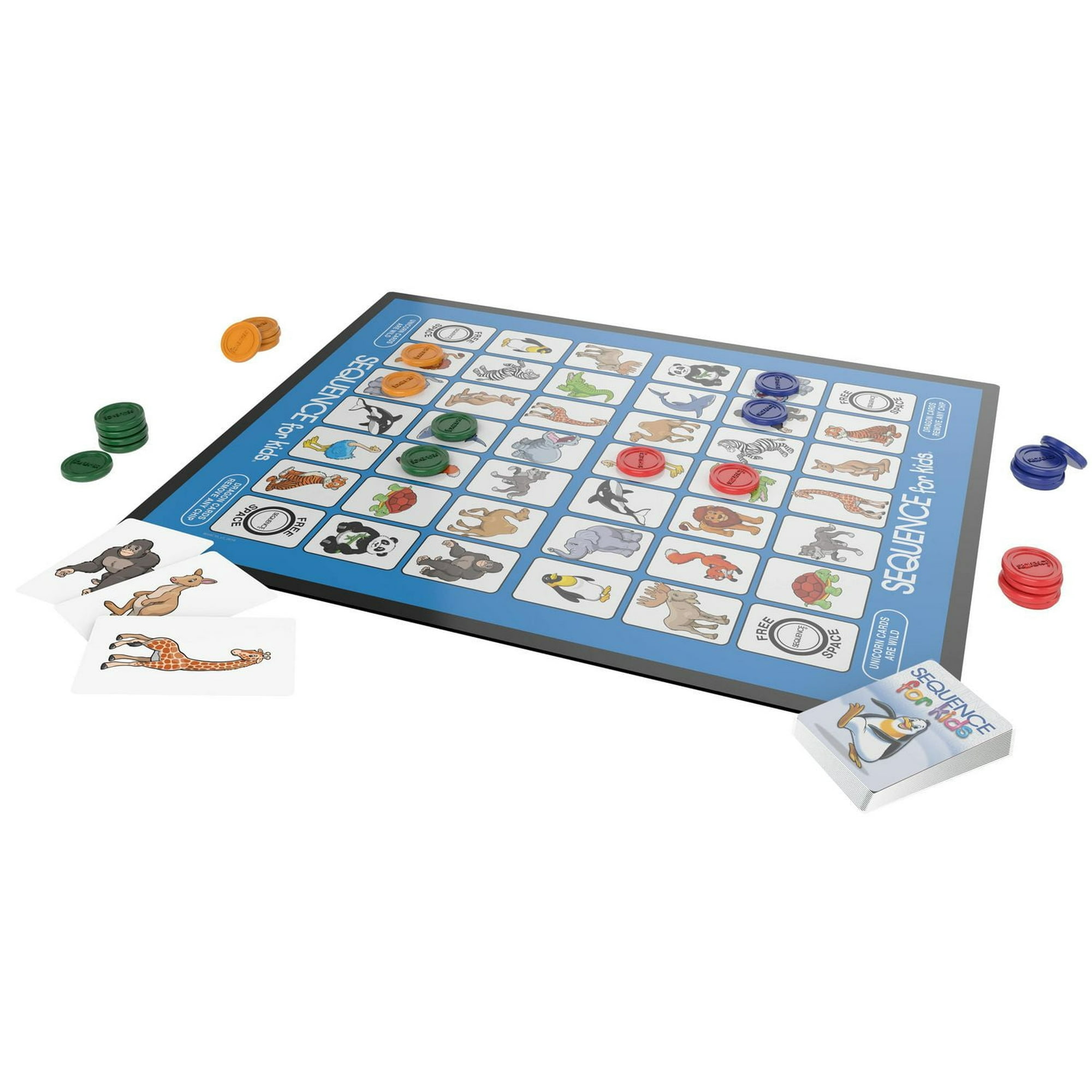 JAX Sequence for Kids Board Game, Classic kids