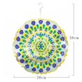 thumbnail image 4 of Adorno decorativo de jardín de viento 3D, árbol colorido, esculturas de figuras de pavo real 30 centimetros, 4 of 9