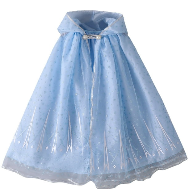 Princess Cape Set 7 Pieces Girls Princess Cloak with Tiara Crown, Wand ...