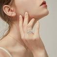 thumbnail image 6 of zttd fashion zircon full diamond ring jewelry birthday proposal gift bridal engagement party ring, 6 of 7