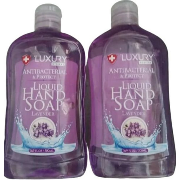 Luxury Hygiene Antibacterial & Protect Liquid Hand Soap, 16.9 oz, Pack