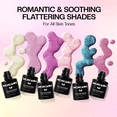 thumbnail image 4 of Morovan Gel Nail Polish Set,6 Colors Fall Nude Pink Gel Polish Soak Off DIY Manicure Gift, 4 of 8