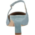 thumbnail image 3 of Sam Edelman Bianka Aspen Sky Slingback Kitten Heel Pointed Toe Fashion Pumps (Aspen Sky, 9), 3 of 6