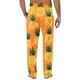 thumbnail image 5 of Pantalones largos para hombre con estampado de cintura elástica y bolsillo con cordón, pantalones largos de poliéster para hombre, 5 of 5