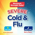 thumbnail image 2 of Equate Max Strength Severe Cold & Flu Relief Daytime and Nighttime Combo Pack, 12 fl oz, 2 of 7