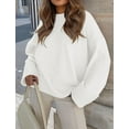 thumbnail image 5 of Fantaslook Sweaters for Women Oversized Crewneck Long Sleeve Chunky Knit Pullover Sweaters Tops Trendy Fall Outfits, 5 of 7