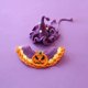 thumbnail image 4 of Halloween Dog Collar Pet Bib Dog Collar Cat Hat Hand Knitted Crochet Collar Pumpkin Costume Pet Accessories ShopWise Round, 4 of 9