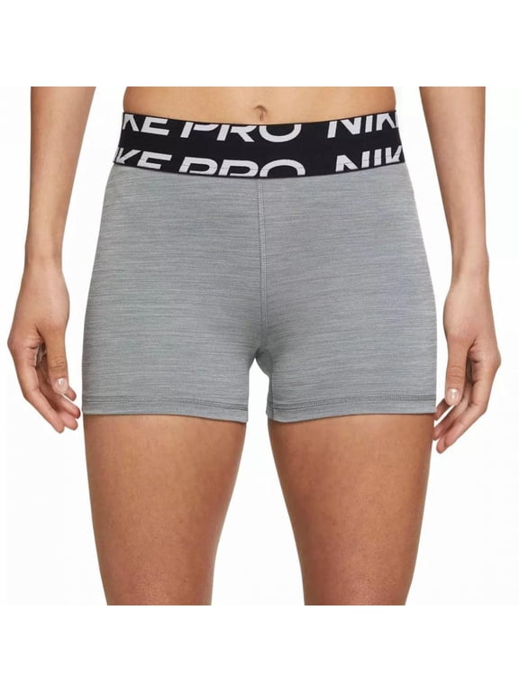 Women's Pro Dri-FIT 3" Graphic Shorts (as1, Alpha, x_l, Regular, Regular, Smoke Grey, X-Large)
