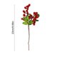 thumbnail image 3 of Ramas de bayas artificiales | Tallos decorativos de espuma y arándanos 23 cm • Acabado mate realista • Azul marino rojo verde amarillo • Accesorios de fotografía de bodas navideñas • Diseño flexible, 3 of 6