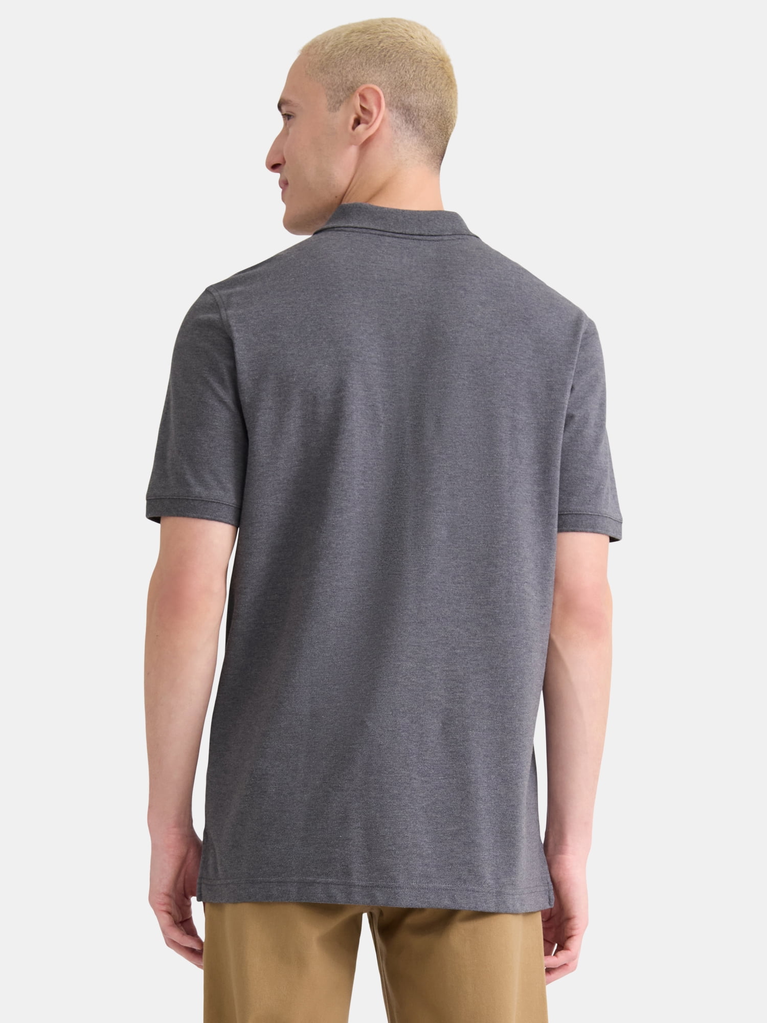 George Men’s and Big Men’s Pique Polo Shirt, Sizes S-3XL