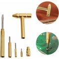 thumbnail image 3 of SL.GT Brass Hammer 5-in-1 Mini Hammer Copper Hammer, 3 of 4