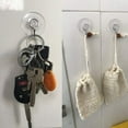 thumbnail image 2 of Crochet à Ventouse Support de Succion sous Vide Crochet Mural Transparent Ventouse, 2 of 3