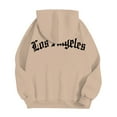 thumbnail image 3 of LUOGENLI Chandails à Capuche pour Hommes Graphiques Voitures Mode Homme Décontracté Lettres Partie Imprimée Chandail à Capuche à Enfiler Manches Longues Chandail à Capuche Hauts Chandails à Capuche pour Hommes Graphique Drôle Kaki Taille m, 3 of 4