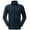 Blue, variant on IROINNID Men's Zip Up Long Sleeve Solid Color Casual Outdoor Jacket Sweater Sport Warm Coat Outwear & Jackets