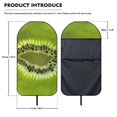 thumbnail image 7 of Uourmeti Kiwi Slice Waterproof Car Seat Cover, Universal Microfiber Plush Cover for Bucket Seat and Truck Seat, Suitable for Sedans and Trucks, 7 of 7