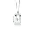 thumbnail image 2 of ANGARA Natural Round 1 ct Diamond Solitaire Pendant in Platinum for Women (Size-6.4mm| Color-H| Clarity-SI2) | April Birthstone, Anniversary, Jewelry Gift for Women | Natural Diamond Necklace, 2 of 8