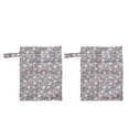 thumbnail image 2 of Bolsas Para Pañales Secos Y Húmedos, Bolsillos Reutilizables Con Cremallera Y Asa, Bolsa Húmeda Multiusos Portátil Para Pañales, Traje De Baño Mojado, 2 Uds., 2 of 7