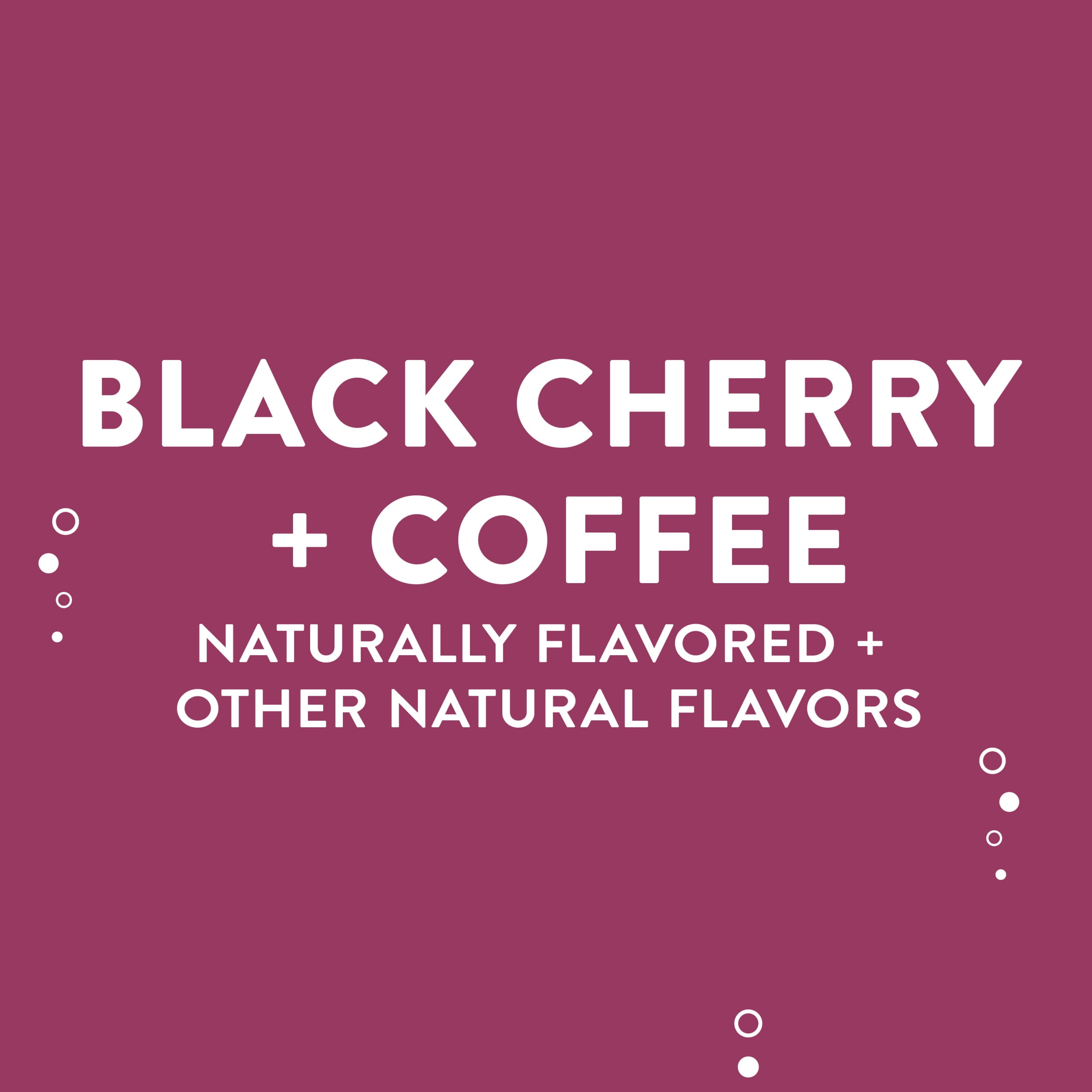 AHA Sparkling Water, Black Cherry + Coffee Flavored Water, with Caffeine & Electrolytes, Zero Calories, Sodium Free, No Sweeteners, 12 fl oz, 8 Pack